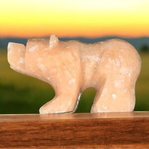 🟣Bear Soap Stone Carving